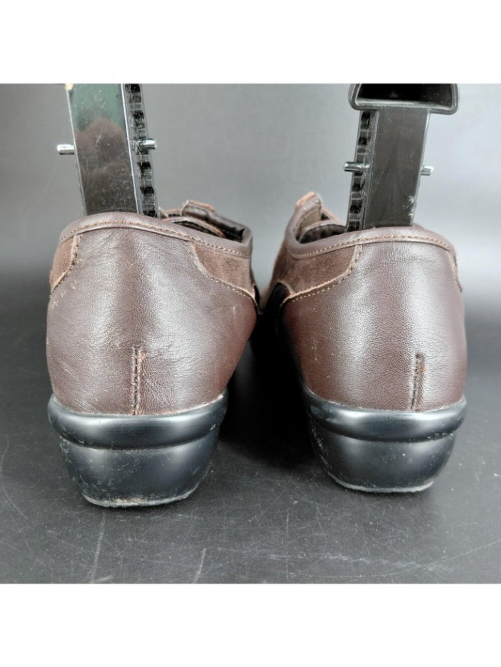 Propet Shoes Womens Size 6W Brown Leather Mary Jane Hook Loop Walking Comfort - Picture 4 of 15